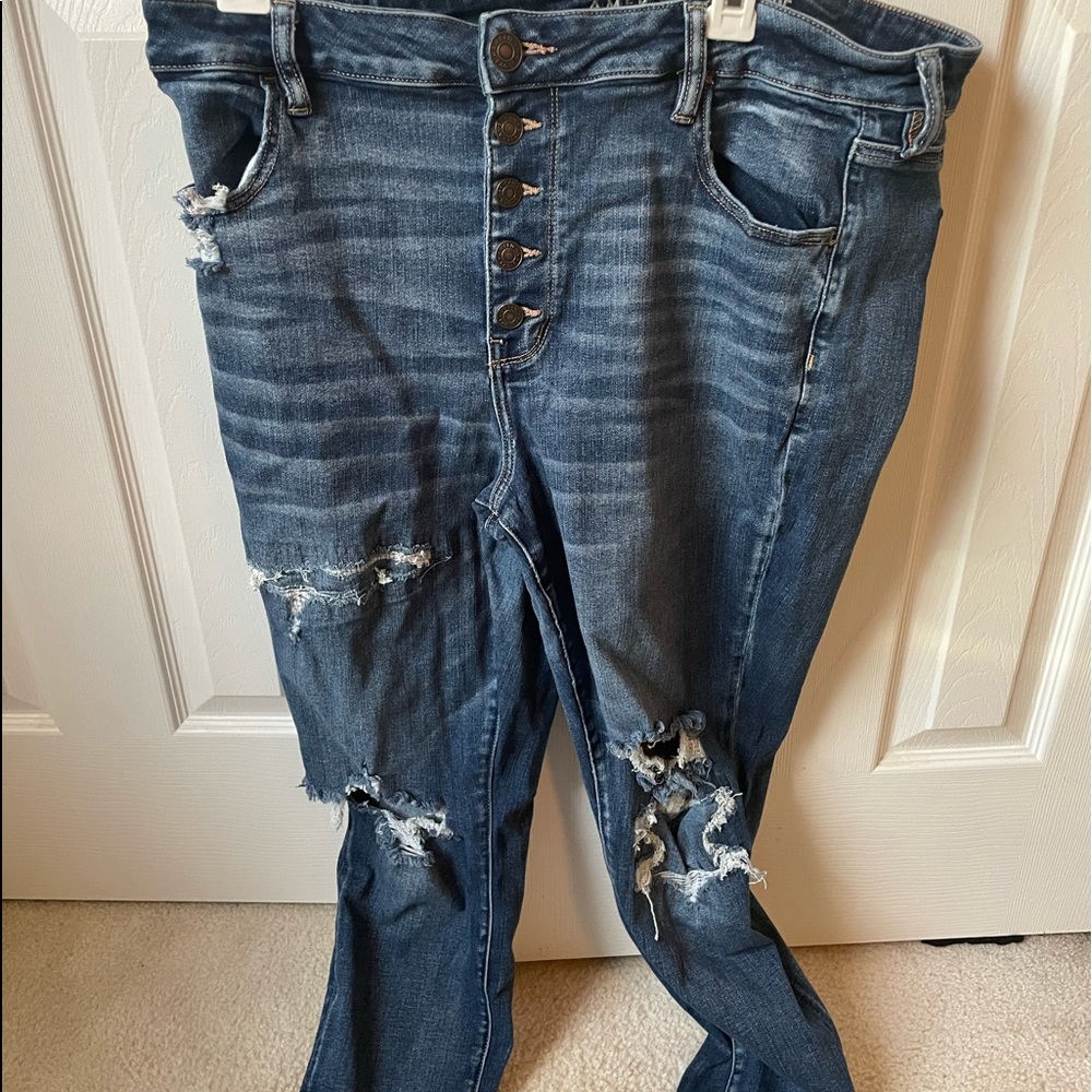 American Eagle Distressed Jeggings Size 20R